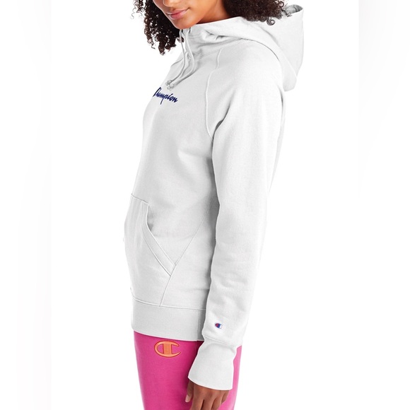 New - Champion Powerblend Logo Left Chest Hoodie - Picture 2 of 4